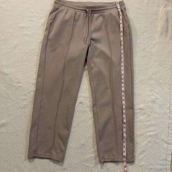 Liz Claiborne Women’s Pants Large Khaki Beige Pullon Straight Leg Casual Comfort - Picture 5 of 6